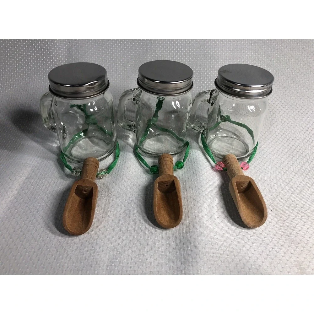 Bath Salts Spoons-Jars & Tray
